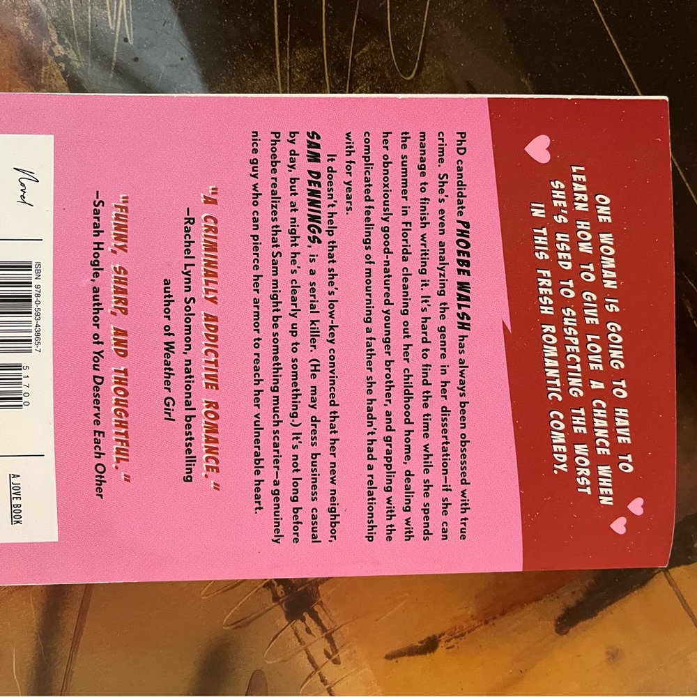 Sale! Love in the Time of Serial Killers by Alicia Thompson, Paperback - Picture 2 of 5